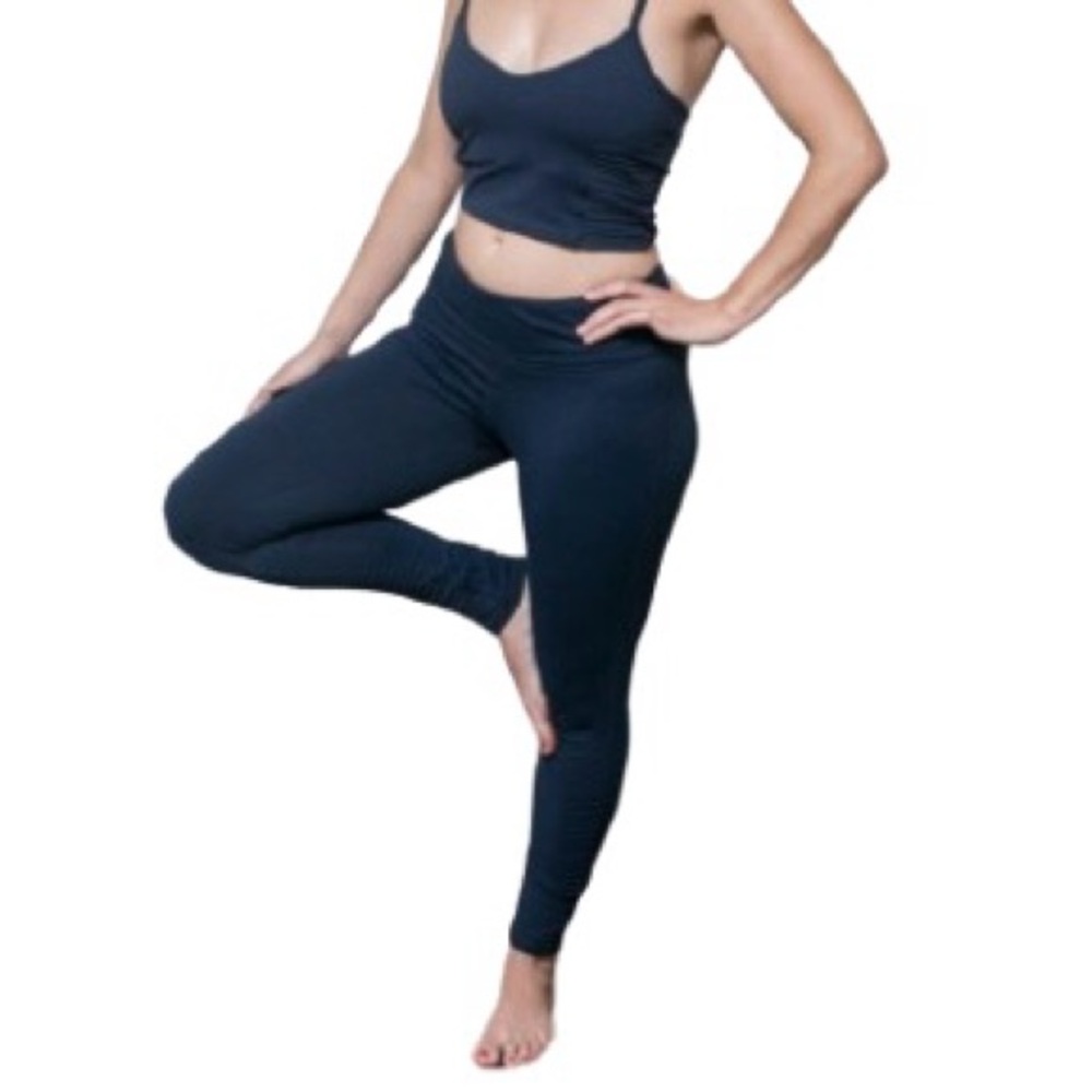 Threads 4 Thought Navy Moto Yoga Set